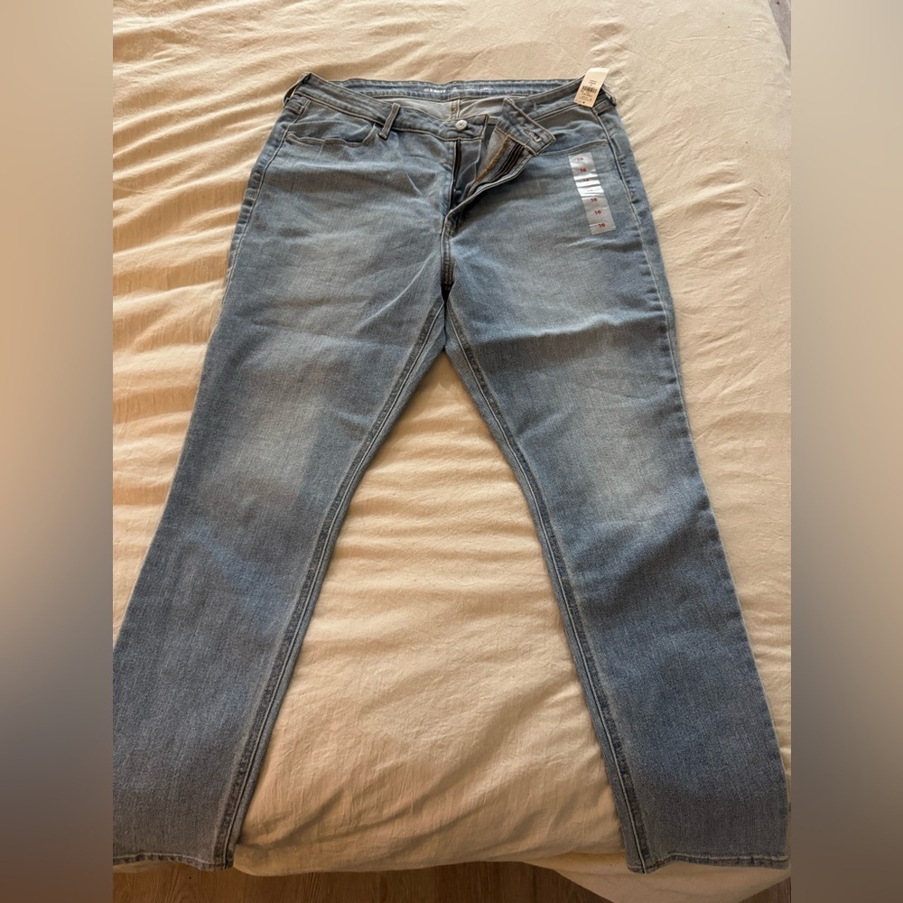 NWT Old Navy Blue High Rise Skinny Jeans